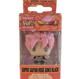 Funko × Dragon Ball Z Rose Goku Black Pocket POP Keychain - Black and Pink.